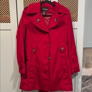 London Fog Red Trench Coat